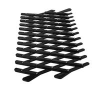 FUTUREORYY Barrière de Voiture pour Chiens Réglable en PP Noir, Filet de Séparation Rétractable pour Protection de Fenêtre et Sécurité Animale en Voiture