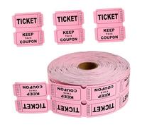 FUTUREORYY Billets de Rose Tickets Numérotés pour Événements Fête Carnaval Papier Pratique et Compact pour Jeux et Loterie