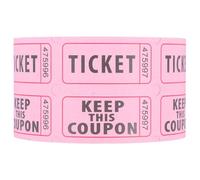 FUTUREORYY Billets Tombola Rose Numérotés pour Événements Carnavals Fêtes Et Collectes De Fonds