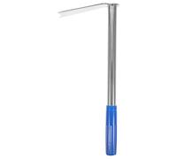 FUTUREORYY Binette de Jardin Rouge à Manche Ergonomique Houe à Cou Flexible Acier Inoxydable pour Désherbage et Travail du Sol Outil et Antidérapant pour Jardinage Manuel Couleur Aléatoire