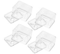 FUTUREORYY Boîte À Musique 4 Pièces Mécanisme À Remontoir Étui De Rangement Transparent pour Musical Instrumental