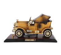 FUTUREORYY Boîte à Musique Rétro Miniature de Voiture Ancienne avec Base Modèle Réduit Vintage Mélodie Classique Décoration Bureau et Présent Passionnés D’Automobile