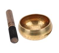 FUTUREORYY Bol Chantant Tibétain avec Cuir Set Yoga Bouddhiste pour Relaxation et Harmonie Spirituelle
