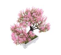 FUTUREORYY Bonsaï Artificiel Décoration Maison Plante Intérieure Simulation Arbre Cerisier Artificielle sans Entretien Pot Petit Décor Bureau Salon
