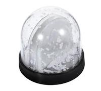 FUTUREORYY Boule À Neige Photo Personnalisable 3.54 Pouces Kit Bricolage Avec Cadre Photo Blanc Décoration Maison Fête Cadeau Anniversaire Noël