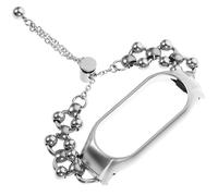 FUTUREORYY Bracelet Montre Connectée Acier Inoxydable Confortable et Compatible avec le Tracker d'Activité Élégant et Léger pour Hommes et Femmes