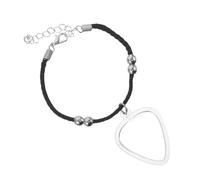 FUTUREORYY Bracelet Porte-médiators de Cœur, Petit Étui Portable pour Médiators de Guitare, Pochette de Cueillette Compacte Adaptée à Divers Médiators, Accessoire Pratique pour Guitaristes