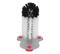 FUTUREORYY Brosse Nettoyante pour Coquille de Tortue avec Ventouse, Poils Souples Blancs, Accessoire pour Aquarium et Terrarium, Gratte-Dos Ergonomique pour Reptiles et Lézards, Outil