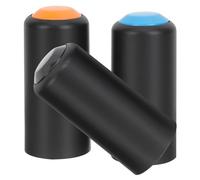 FUTUREORYY Cache Batterie Micro 3 pièces en plastique robuste, compatible avec Shure PGX2 SLX2 PG58 BETA58, installation facile, couleurs pour distinguer le micro en station TV