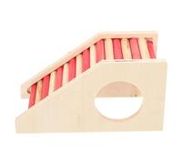 FUTUREORYY Cachette Bois Multifonction pour Hamster et Cobaye Maison Décorative Sécurisée Échelle Escalade pour Petits Rongeurs