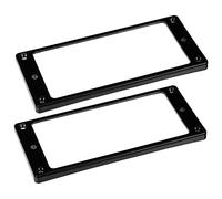 FUTUREORYY Cadres De Protection En Plastique Noir Pour Micros De Guitare Électrique 7 Cordes, Lot De 2 Cadres Incurvés à Bords Inclinés, Accessoires Pour Micros Guitare, Pièces De Ramassage