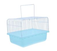 FUTUREORYY Cage à Oiseaux Portative Cage D'exposition d'oiseaux Porteur D'oiseau Habitat De La Souris Transporteur De Voyage D'oiseau Porte-Petits Oiseaux Pigeon Ciel Bleu Abdos