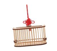 FUTUREORYY Cage à Sauterelles en Bois Double Treillis Mini Cage à Grillons Réutilisable Ovale pour Transport Support Naturel pour Insectes Usage Éducatif Et Loisir Nature