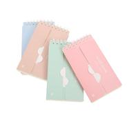 FUTUREORYY Cahiers en papier 4pcs pour étudiants, blocs-notes portables pour projets DIY et mémos, usage universitaire Couleur Aléatoire