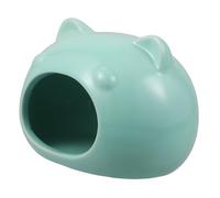 FUTUREORYY Ceramic Hamster Hideout House Cozy and Adorable Pet Bed for Small Animals for Hamsters Gerbils and Mice