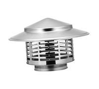 FUTUREORYY Chapeau Cheminée INOX Parapluie Protection Pluie Oiseaux Extérieur Acier Inoxydable pour Conduit Fumée Cheminée Poêle