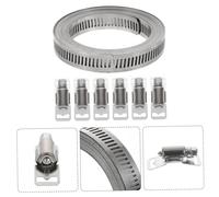 FUTUREORYY Collier de Serrage Inoxydable avec Fixation Lot pour Tuyaux et Tuyaux Corrosion Lusure Clip de Raccordement à Vis pour Tuyauterie