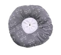 FUTUREORYY Collier Élisabéthain pour Chat M Gris, Matériau Respirant Doux, Anti-léchage et Anti-Morsure, Protection Post-opératoire Légère et Lavable, Colerette pour Convalescence et Soins