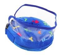 FUTUREORYY Collier Gonflable pour Chien PVC Doux Collerette Postopératoire Confortable et Légère Aide Récupération Après Anti-léchage et Portable Bleu