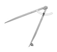 FUTUREORYY Compas de Dessin en Acier Carbone Réglable avec Porte-crayon, Rayon Max 300 mm, Outil pour Travail du Bois et Dessin Technique