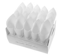 FUTUREORYY Cônes en Papier Fleuri pour Confettis Boîte Porte-Cornets, Support Pratique pour Mariage et Cotillons Champêtres