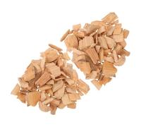FUTUREORYY Copeaux de Bois de Cyprès Aromatisés 3-5 Cm 2 Paquet 400 G pour Barbecue à Gaz et Fumoir, Granulés de Bois Naturels pour Viande, Volaille, Légumes et Fromages, Saveur Fumée
