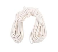 FUTUREORYY Corde Coton Tressée pour Mât de Drapeau et Résistante Aux Intempéries Corde de Remplacement Polyvalente pour Levage et Fixation Extérieure
