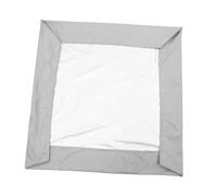 FUTUREORYY Couverture de soute Patio de Plein air bacs à Sable avec couvercles Enfant Bonnet de Couverture de bac à Sable à Cordon Taffetas de Polyester Gris