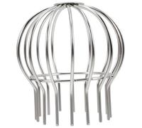 FUTUREORYY Crépine De Gouttière Acier Inoxydable 304 Protège-gouttière Anti-obstruction Grand Débit Écran Drainage Pour Tuyau Pvc Ø75 Mm Usage Extérieur Unique