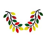 FUTUREORYY Décoration Murale Créative Métal avec Branche et Colorées Art Mural Forgé pour Salon Couloir et Patio Suspendu Intérieur Extérieur