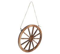 FUTUREORYY Décoration Murale Effet Décoratif Rustique et Résistant la Décoloration en Bois de Roue de Chariot Vintage pour Bureau ou Salle D'étude