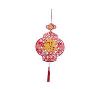 FUTUREORYY Décoration Suspendue Chinoise Tissu Non Tissé Pendentif Rouge an Chinois Année Buffle Ornement pour Maison et Commerce