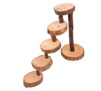 FUTUREORYY Échelle pour Petits Animaux Niveaux Planche de Saut Délicate Escalier Escalade Pratique pour Hamster Écureuil et Oiseaux Activité et Modulable