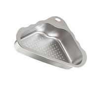FUTUREORYY Égouttoir Angle Triangulaire Acier Inoxydable pour Évier Panier de Drainage Cuisine Corrosion Support de Rangement Pratique pour Évier de Cuisine
