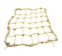 FUTUREORYY Filet Escalade pour Perroquets Grand Format avec Crochets Jouet Balançoire Sécurisé pour Perchés Africains du Gabon Cockatoos Et Petits Oiseaux Encourage Équilibre Et Coordination