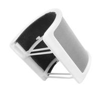 FUTUREORYY Filtre Anti-pop en Abs et Mousse Blanc pour Microphone U Protection les Éclaboussures Vent Accessoire pour Enregistrement en Studio