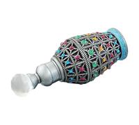 FUTUREORYY Flacon de Parfum Vintage en Verre Composite, Flacon Rechargeable pour Huiles Essentielles et Parfums, Petite Bouteille Vide pour Voyage et Usage Féminin