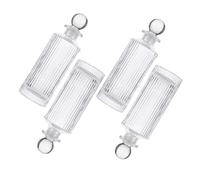 FUTUREORYY Flacon Diffuseur Verre Transparent Rechargeable pour Huiles Essentielles et avec Bouchon Bille Diffuseur Parfum Maison et Ambiance