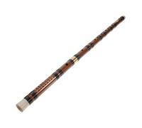 FUTUREORYY Flûte Bambou Deux Sections Clé de Do pour Débutants Instrument de Musique Traditionnel Chinois avec Sac Velours Professionnel et Facile à Jouer