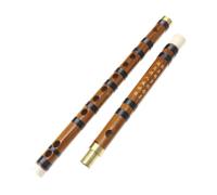 FUTUREORYY Flûte de Bambou Dizi Deux Sections Clé G Légère et Portable Instrument Initiation pour Débutants avec Précis et Facile à Transporter
