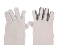 FUTUREORYY Gants de Travail Résistants à Lhuile Lusure Toile et Cuir de Vache Durables et pour Manutention et Travaux Extérieurs Couleur Aléatoire