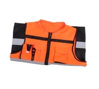 FUTUREORYY Gilet de Sécurité Réfléchissant pour Homme Haute Visibilité Confortable et Respirant Gilet Multifonction pour Cyclisme Course et Chantier Protection Nocturne Renforcée
