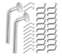 FUTUREORYY Goupilles de Sécurité Rivetées 50 Pièces pour Rayonnage à Palettes, Type L/S Clips Angulaires, Compatibles Rayonnages Standards, Usage Entrepôt et Garage