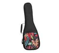 FUTUREORYY Housse pour Ukulélé 21 Pouces Rembourrée Épaisse Paquet de Transport à Dos Double Bandoulière Pochette de Rangement Grosse Capacité pour Partitions et Accessoires Paquet