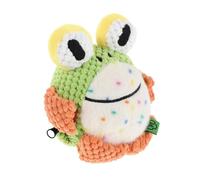 FUTUREORYY Interactif à Mâcher pour Chiens Forme de Grenouille Électrique Sautillant pour Chiots et Chats et Adapté Dentition Stimulation Mentale et Anti-Morsure