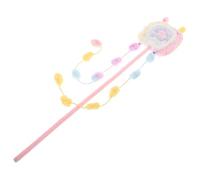 FUTUREORYY Interactif pour Chaton Peluche Longue Forme Lollipop Macaron Bâton de Jeu Amusant pour Chats Intérieur Stimulant Le Mordillement Grattage