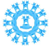 FUTUREORYY Isolateurs pour Clôture Électrique pour Ferme - 50 Pièces en Polypropylène Solide - Maintien Fil Incliné sans Perte D’énergie - Accessoires Agricoles pour Clôtures de Bovins