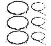 FUTUREORYY Kit 3 Ensembles de Câbles de Frein pour Vélo Noir, Solide en Plastique et Métal, Facile à Transporter, Protection Optimale Conduite en Cyclisme