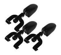 FUTUREORYY Kit de 3 Tirants de Tambour Électrophorétiques Noirs pour Batterie, Accessoires Métalliques Compacts, Supports de Tige de Tension Universels pour Réparation et Fixation de