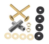 FUTUREORYY Kit de Boulons et Joints pour Réservoir de Toilette Fixations Durables Antifuisselles Compatibles Modèles Complet avec Joints Étanchéité Renforcés